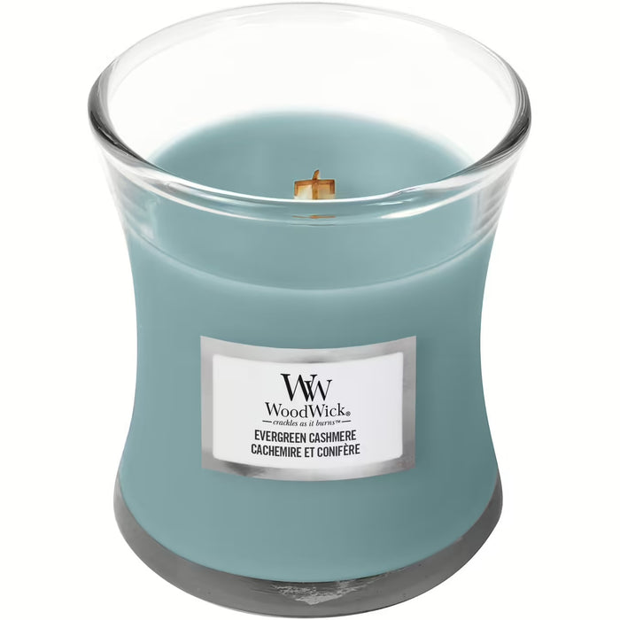 Woodwick Giara Piccola  Evergreen Cashmere