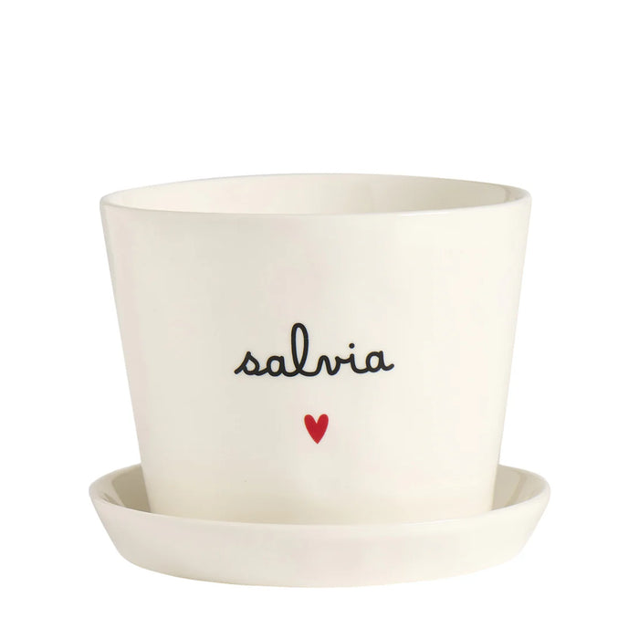 Vaso in Gres "Salvia" D. 15cm H. 12cm