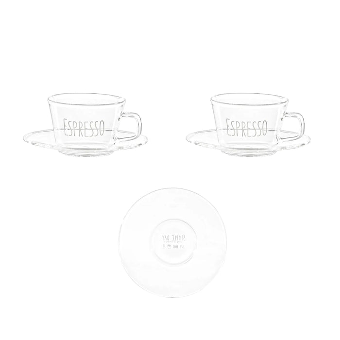 Set 2 tazzine Espresso con Piattino "Espresso"