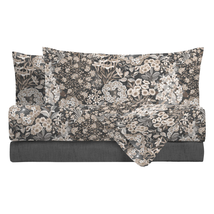 Completo Letto Matrimoniale Elisabeth Grigio/Tortora