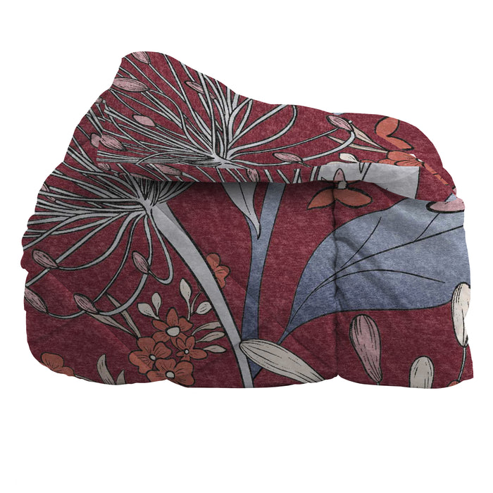 Trapunta Invernale Matrimoniale Daphne Burgundy