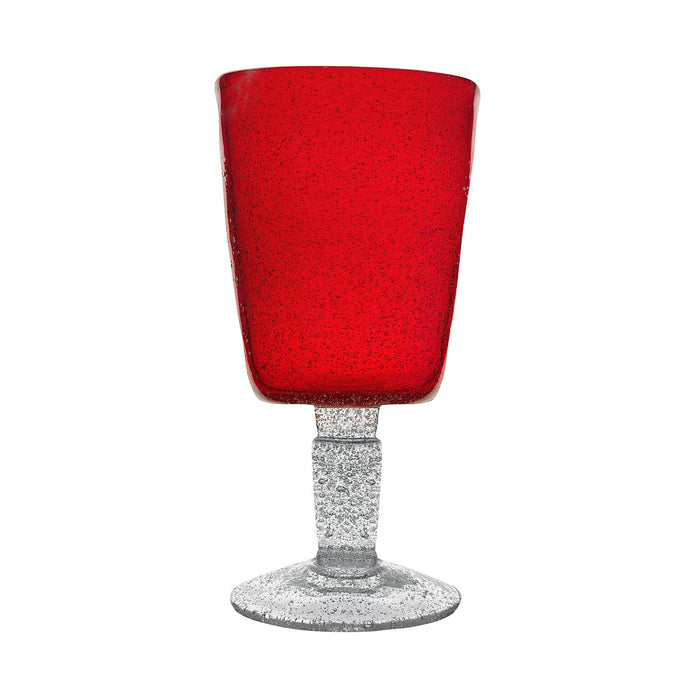 Calice in Vetro Rosso