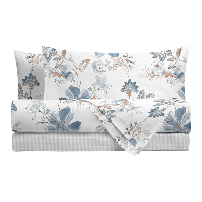 Completo Letto Matrimoniale Amal Azzurro