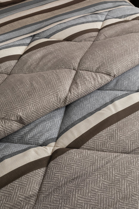 Trapunta Ivo Grigio/Tortora Matrimoniale