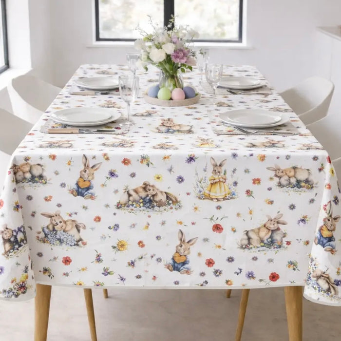 Tovaglia Antimacchia Coniglietti Innamorati