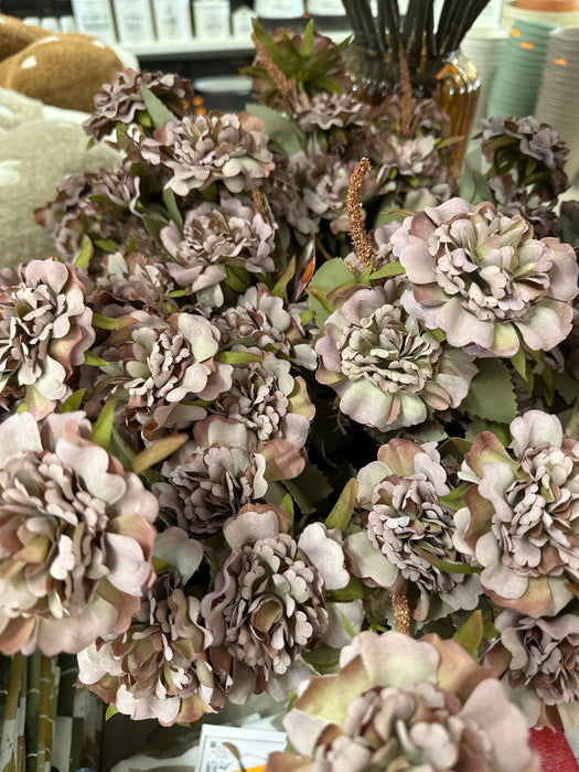 Boquet con Garofani H. 42cm - 6 Colori