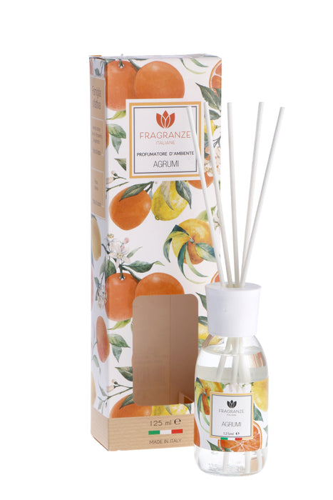 Diffusore con Bastoncini 125ml - 6 Fragranze