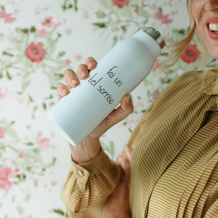 Borraccia Termica "Fai un Bel Sorriso"