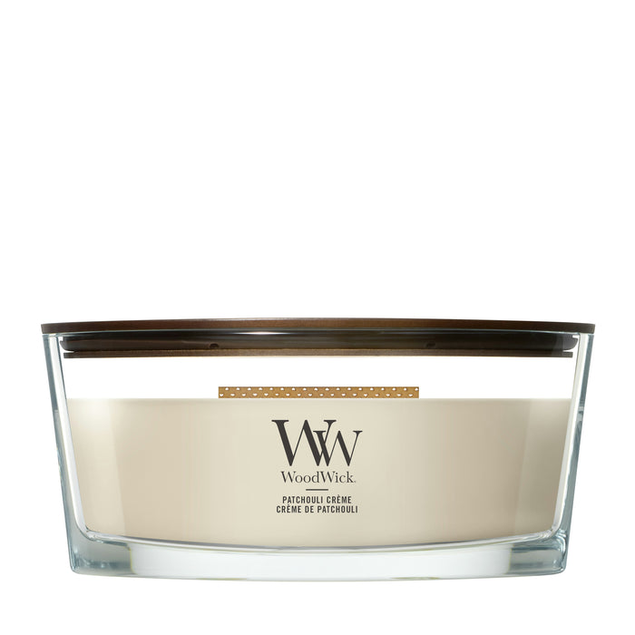 Woodwick Giara Ellipse Patchouli Creme