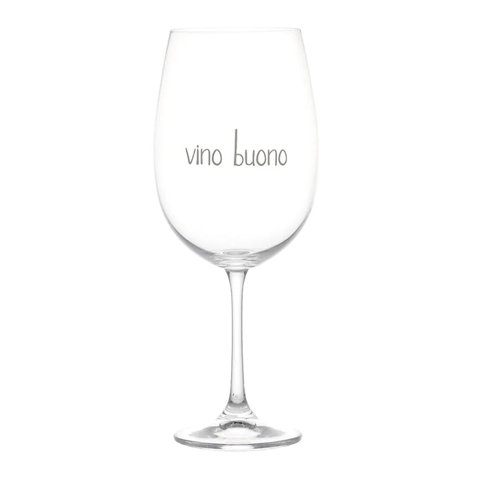 Set 2 Calici Bianco "Vino Buono"