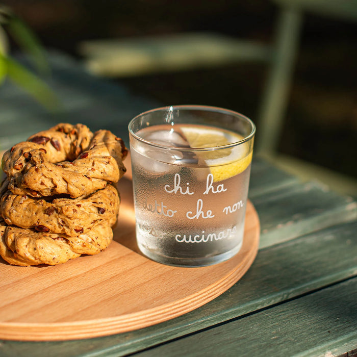 Bicchiere in Vetro "Chi ha detto che non so Cucinare"