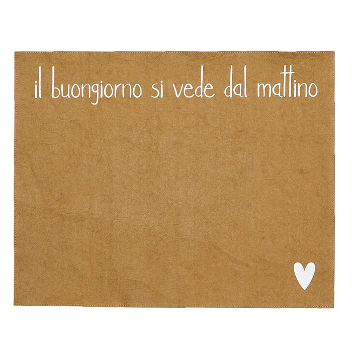 Tovaglietta "Il Buongiorno si vede dal Mattino"