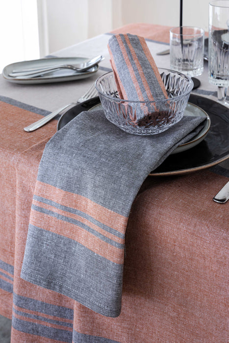 Set 2 Strofinacci 50x70cm Stripes Ruggine