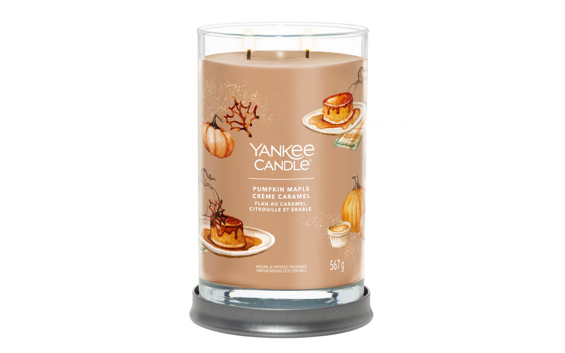 Yankee Candle Tumbler Grande Pumpkin Maple Crème Caramel