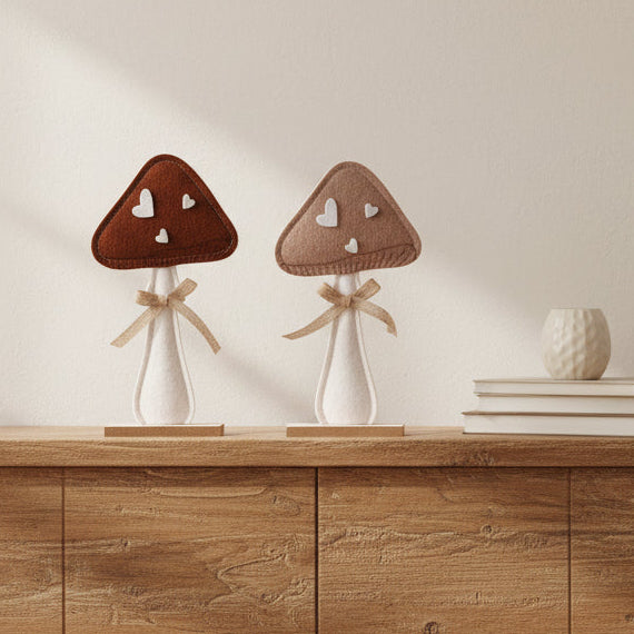 Decorazione Fungo H.35cm - 2 Varianti