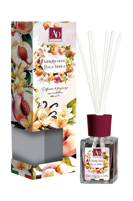 Diffusore con Bastoncini 100ml - 8 Fragranze