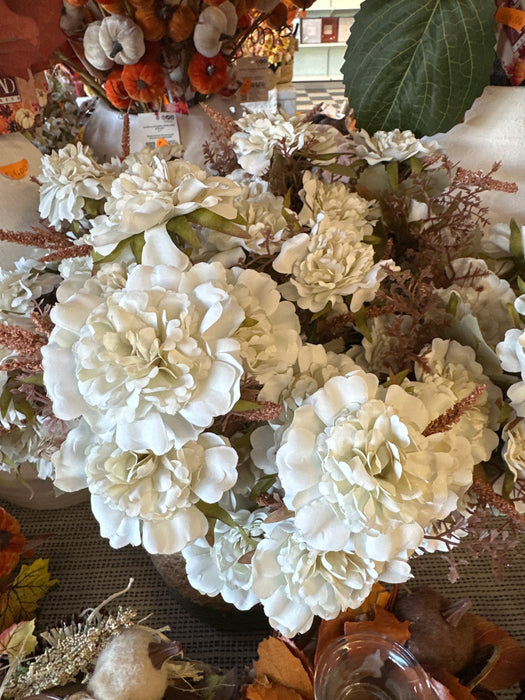 Boquet con Garofani H. 42cm - 6 Colori