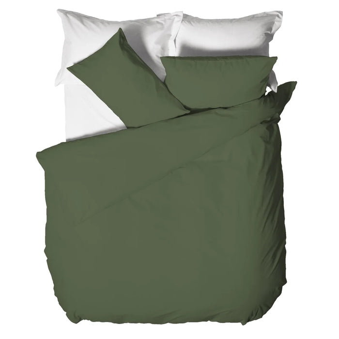 Austin Blue Double Duvet Cover Set in Recycled Cotton