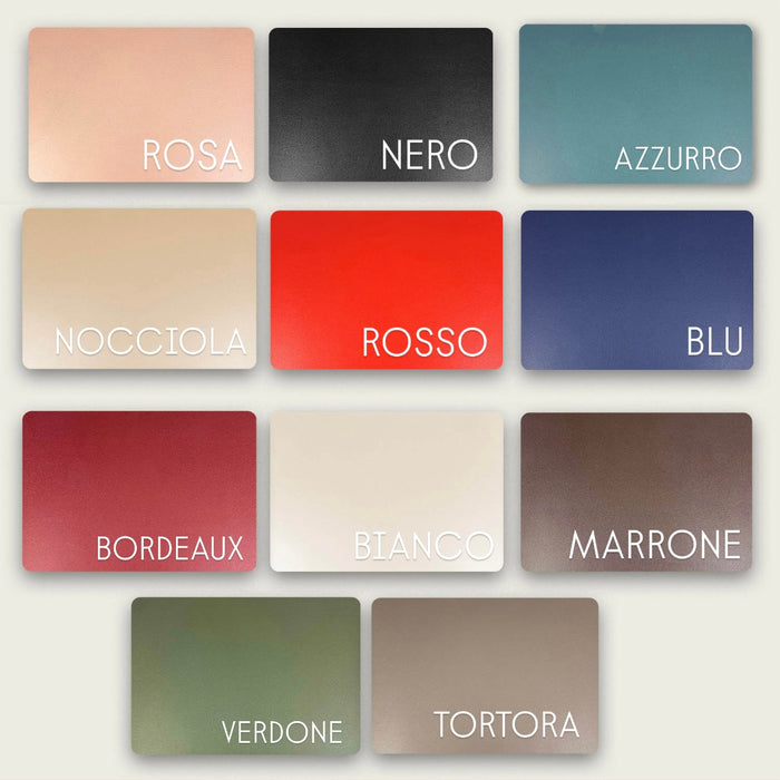 Tovaglietta Colazione Rettangolare in Similpelle (11 Colori)