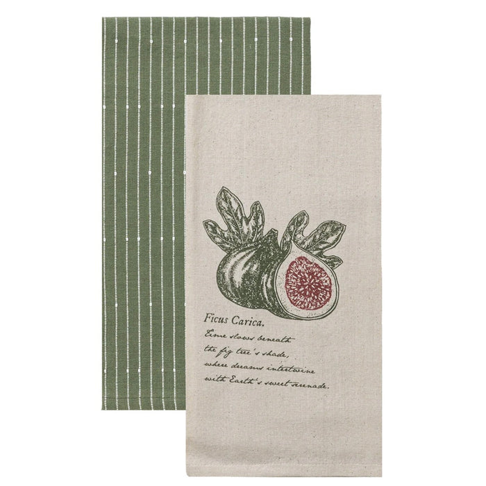 Set 2 Strofinacci 50x70cm Boho Green