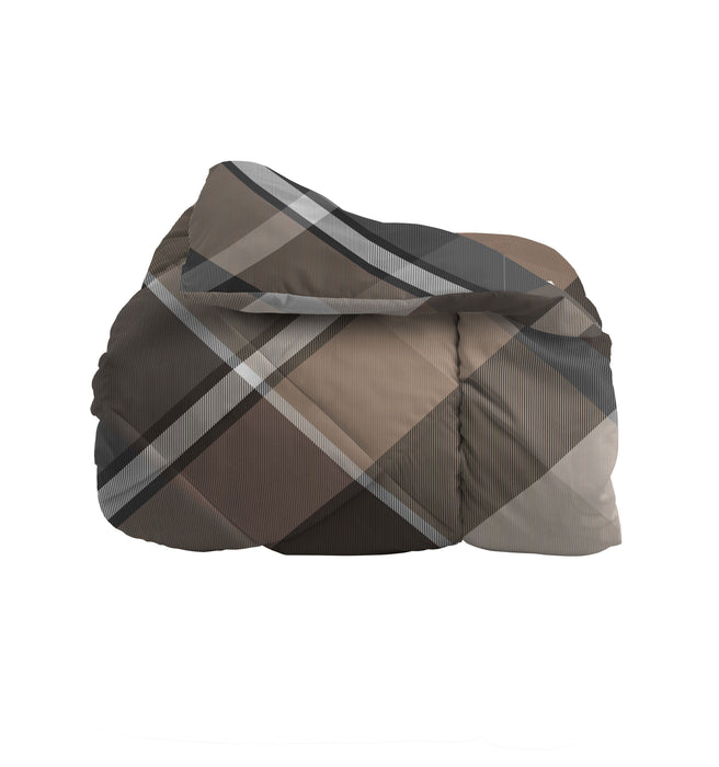 Trapunta Brent Grigio/Tortora Matrimoniale