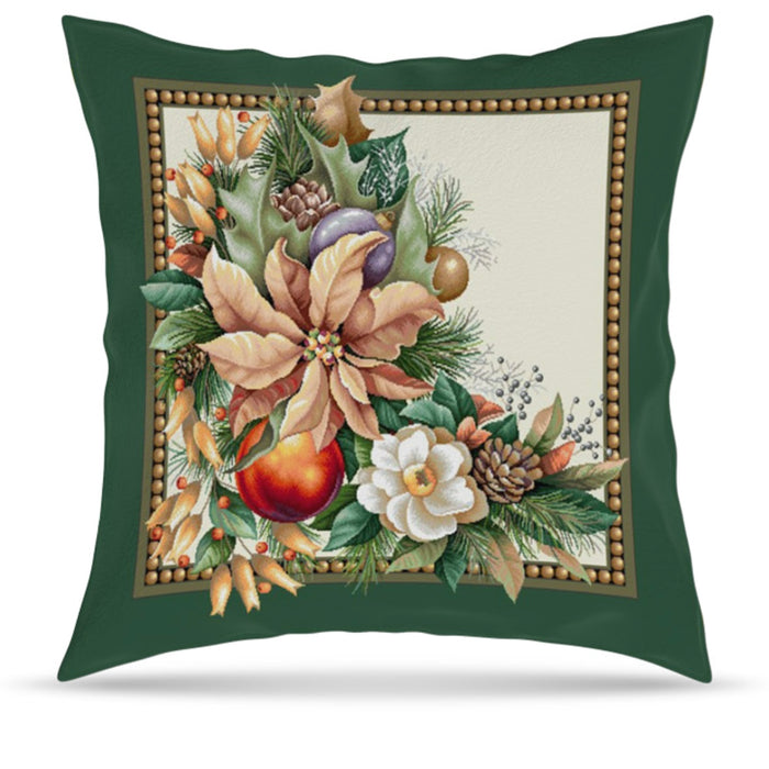 Federa Cuscino Natale 45x45cm Green