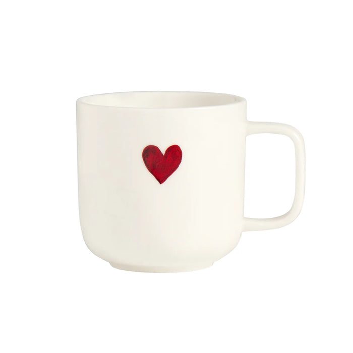 Mug in Gres "Cuore Rosso"