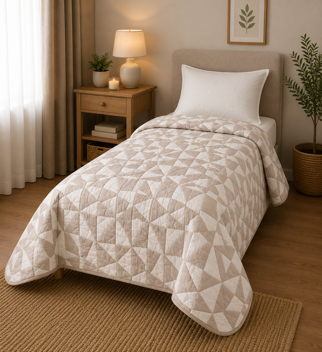 Trapuntino Singolo Zoe Beige