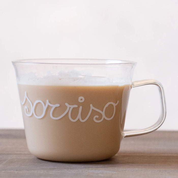 Set 2 Tazze 480ml Colazione "Fai un Bel Sorriso"