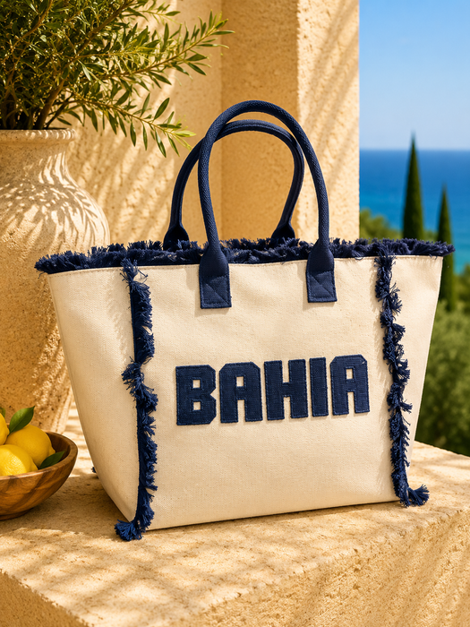 Borsa Mare in Tessuto con Maniglia 36x31x20cm
