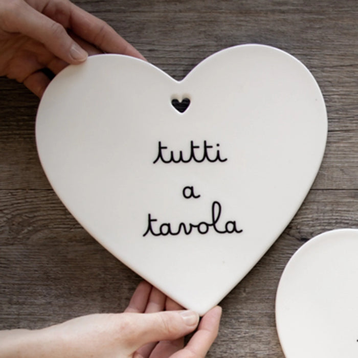 Sottopentola Cuore "Tutti a Tavola"