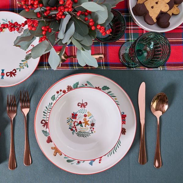 Servizio 18 Piatti Carol Christmas
