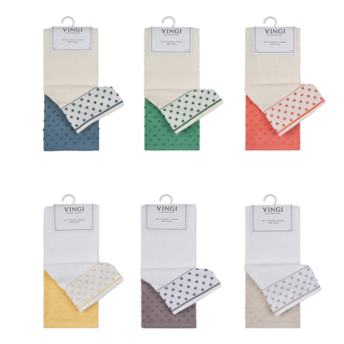 Set 2 Strofinacci in Spugna Infinito 50x70cm