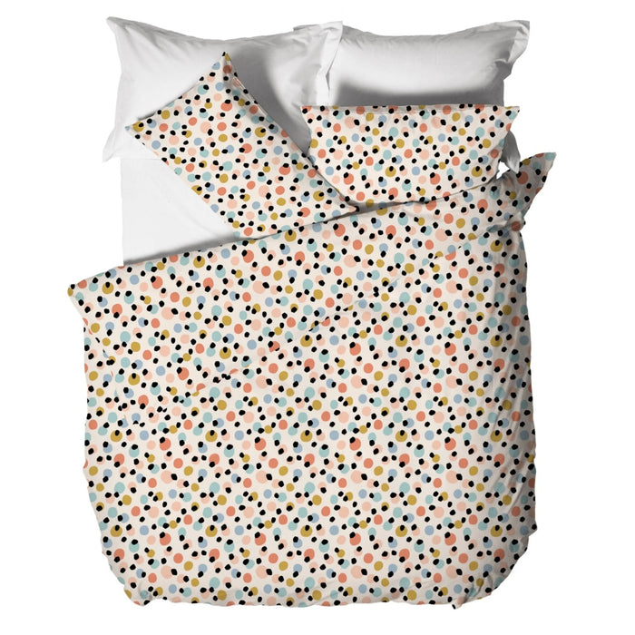 Parure Copripiumino in Cotone Matrimoniale Hejke Multicolor