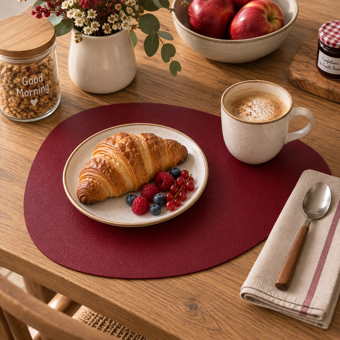 Tovaglietta Colazione Similpelle - 2 Colori