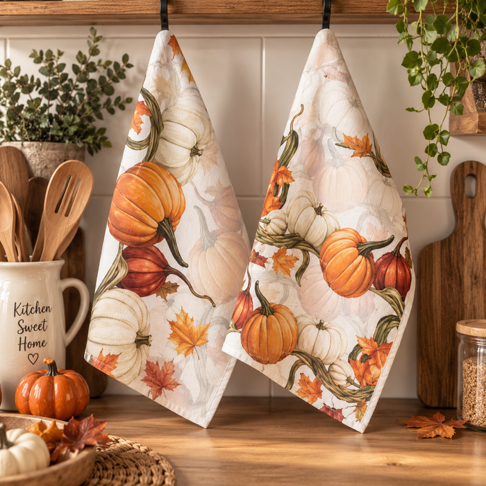 Pumpkin Set 2 Strofinacci 50x70cm