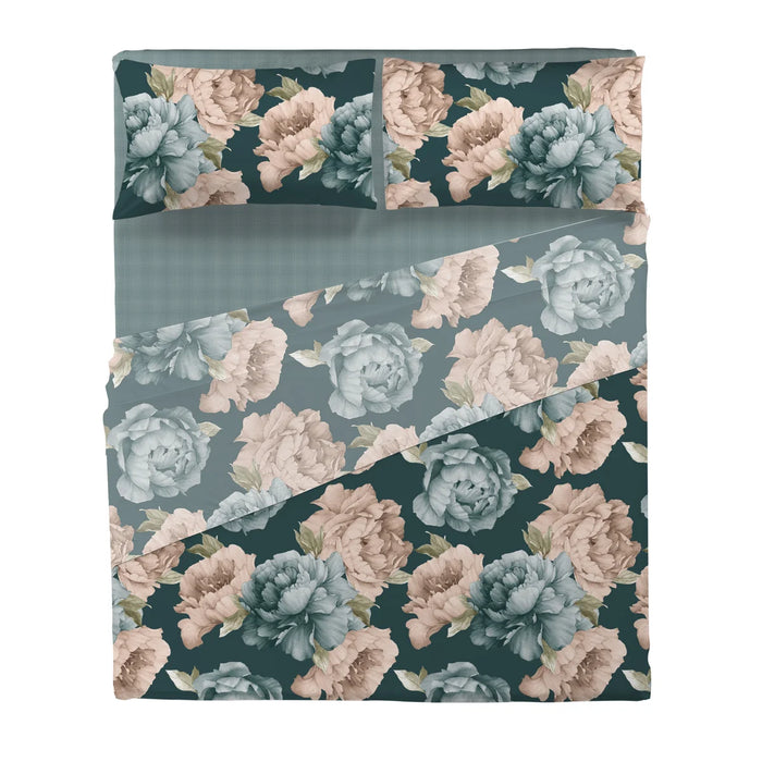 Completo Letto Matrimoniale Peony Ottanio