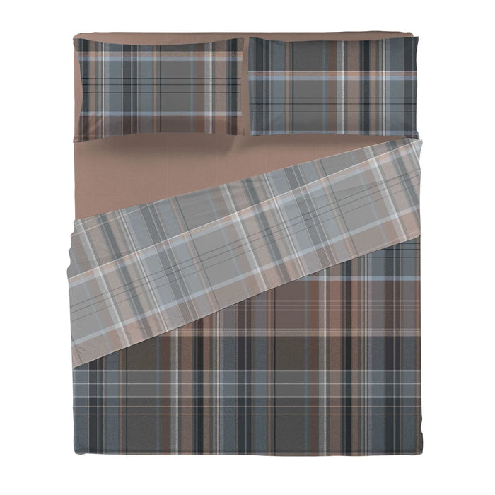 Completo Letto Matrimoniale Clinton Grigio