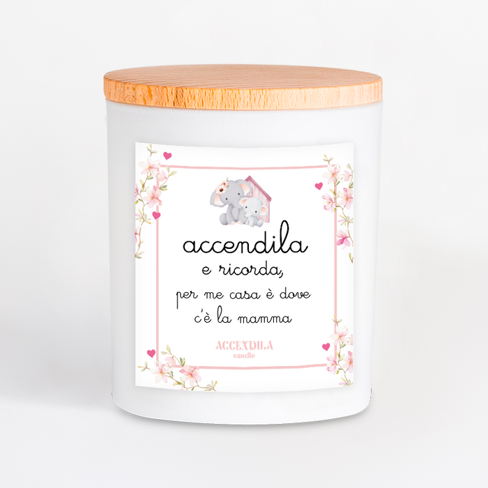 Candela Accendila Mamma - Mamma è Casa