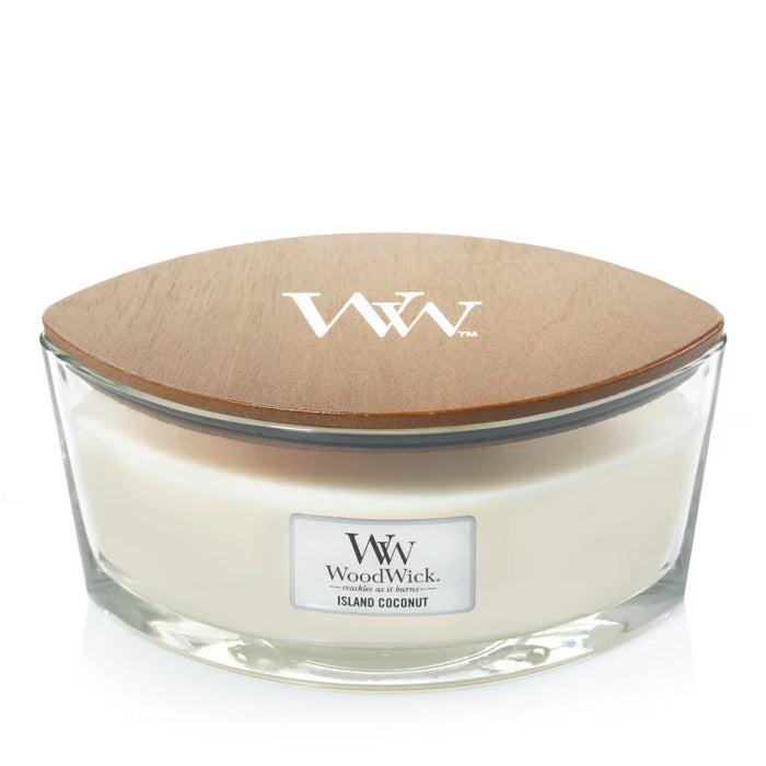 Woodwick Giara Ellipse Island Coconut