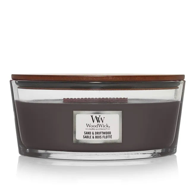 Woodwick Giara Ellipse Sand & Driftwood