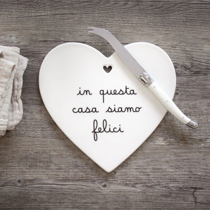 Sottopentola Cuore "In questa Casa siamo Felici"
