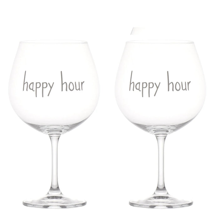 Set 2 Calici "Happy Hour"