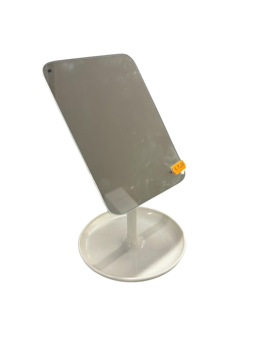 Specchio con Supporto in Plastica D. 15cm H. 25cm
