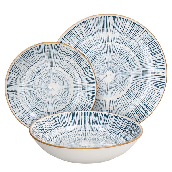 Servizio 18 Piatti Virtuo Blu