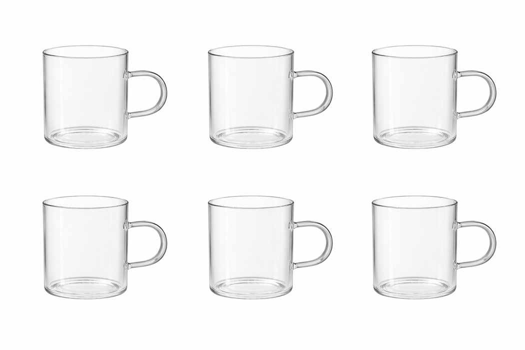 Set 6 Tazzine in Vetro 110ml