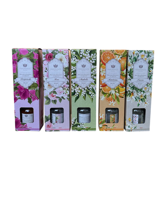 Diffusore con Bastoncini 100ml - 5 Fragranze