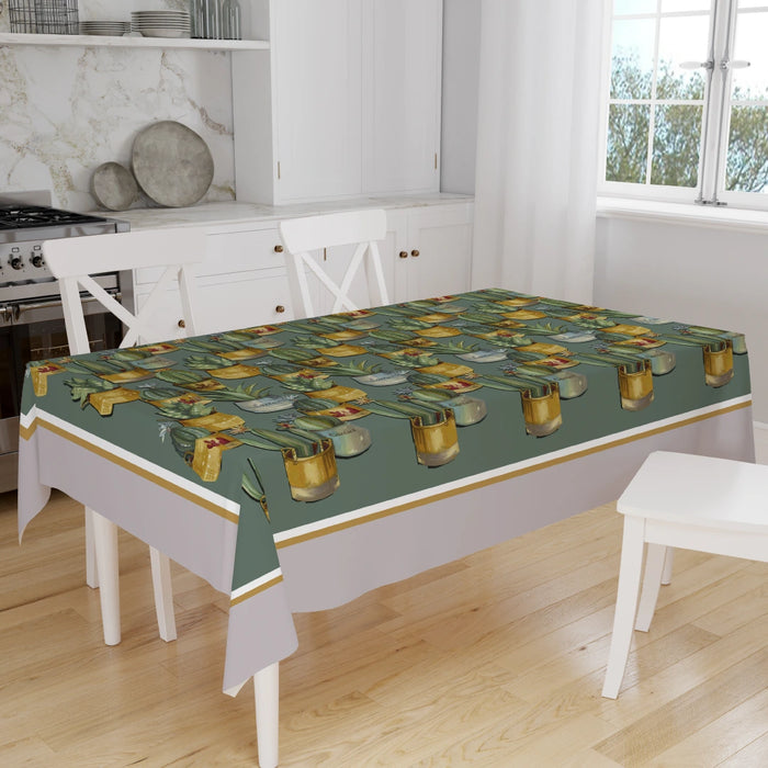 Tovaglia In 100% Cotone con Stampa Digitale in 2 Misure Tiffany 46