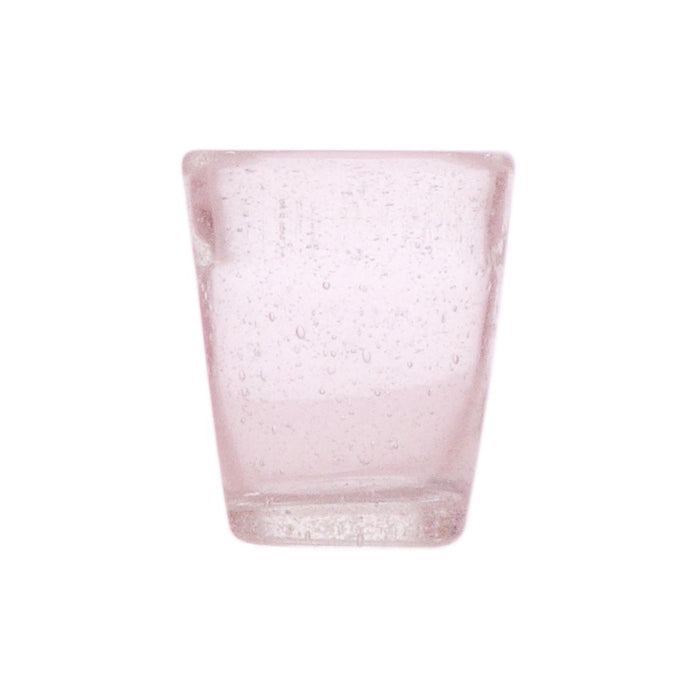 Bicchierino Amaro in Vetro Rosa