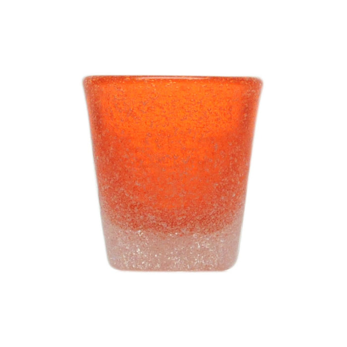 Bicchierino Amaro in Vetro Arancione